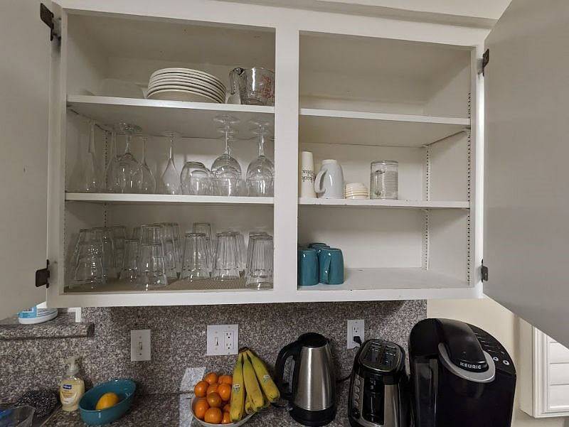 PLENTY OF CABINET SPACE