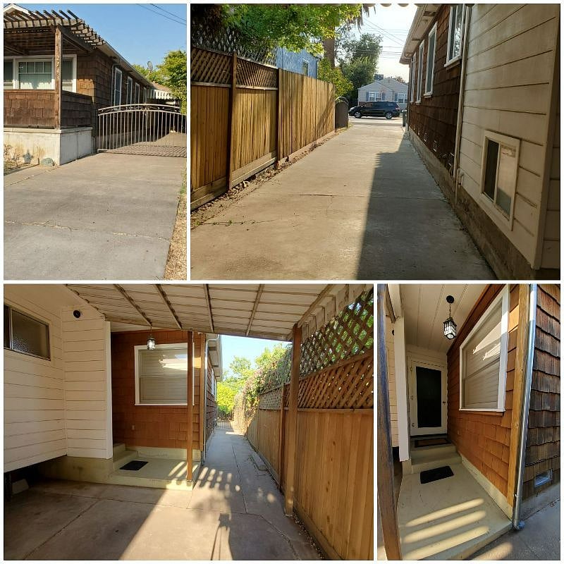 Private Driveway and Entrance to Bungalow