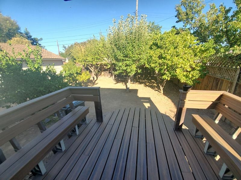 Private Back Porch and access to Mini Orchard