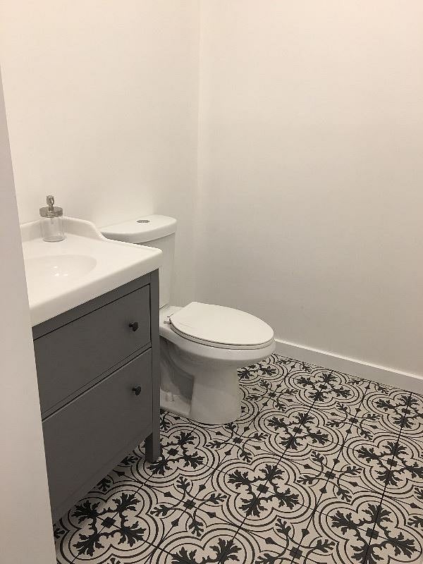 Newly Renovated Bathrooom (Toilet and Vanity Area)