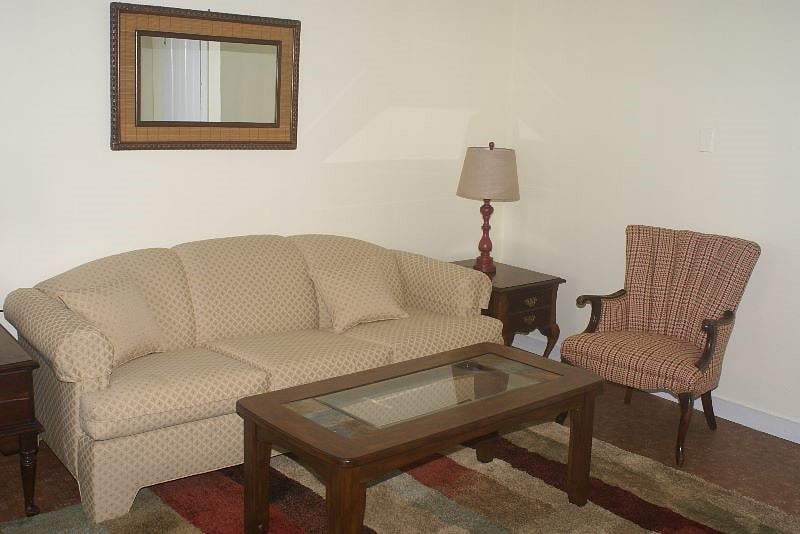 Couch & table