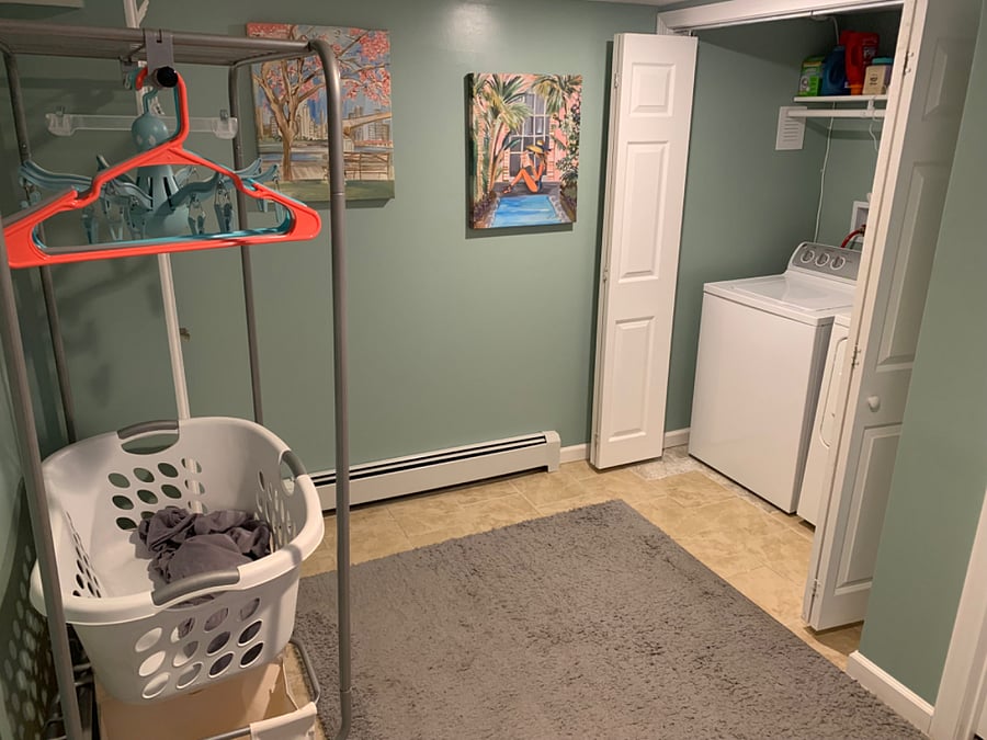 Shared washer/dryer area