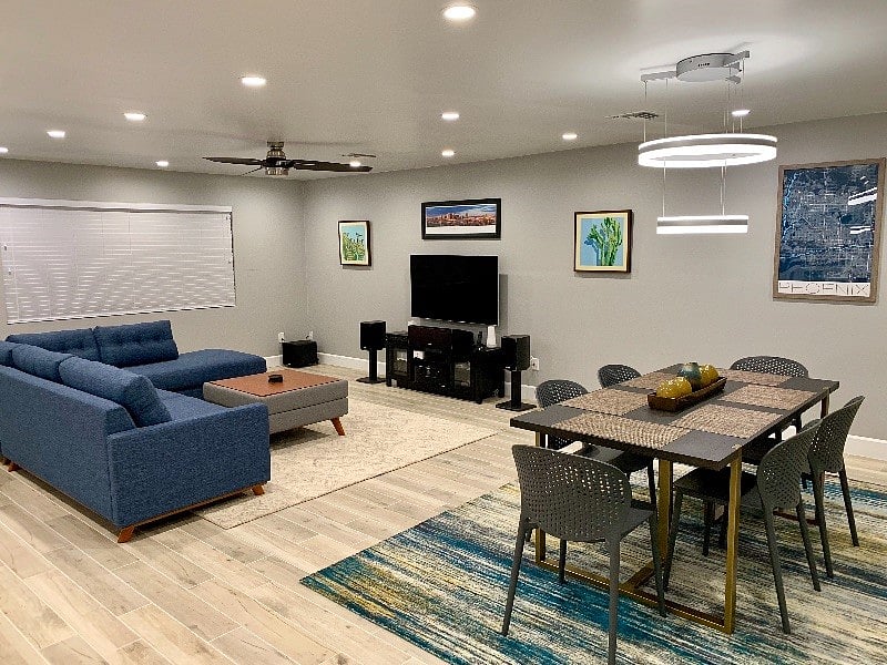 Dining Room and Living Room