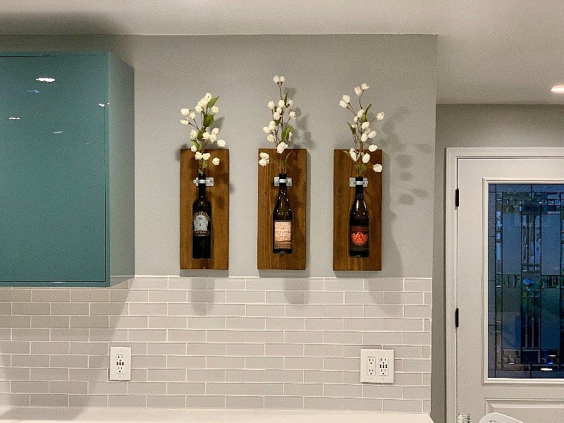 Unique artwork featuring local AZ wines. 