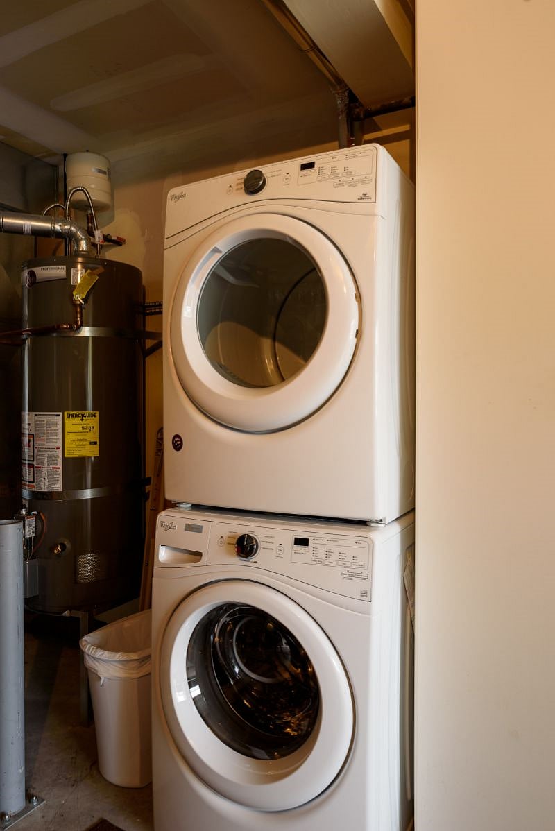 Washer and dryer only for tenants use