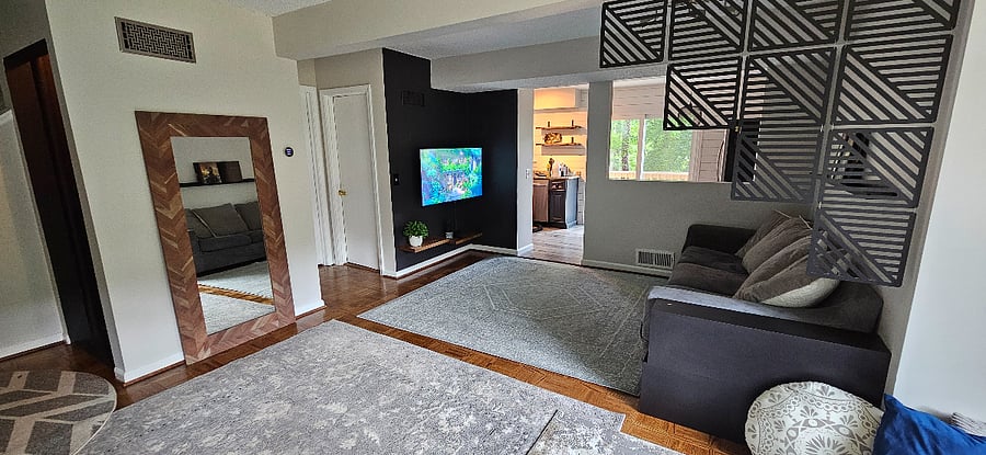Open floor plans allows for lots of sunlight to enter the room.