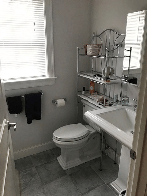 This is your private bathroom.
