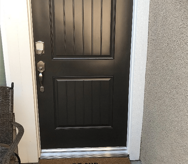 Separate entry into your suite