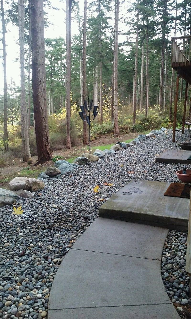 walkway to private entrance
