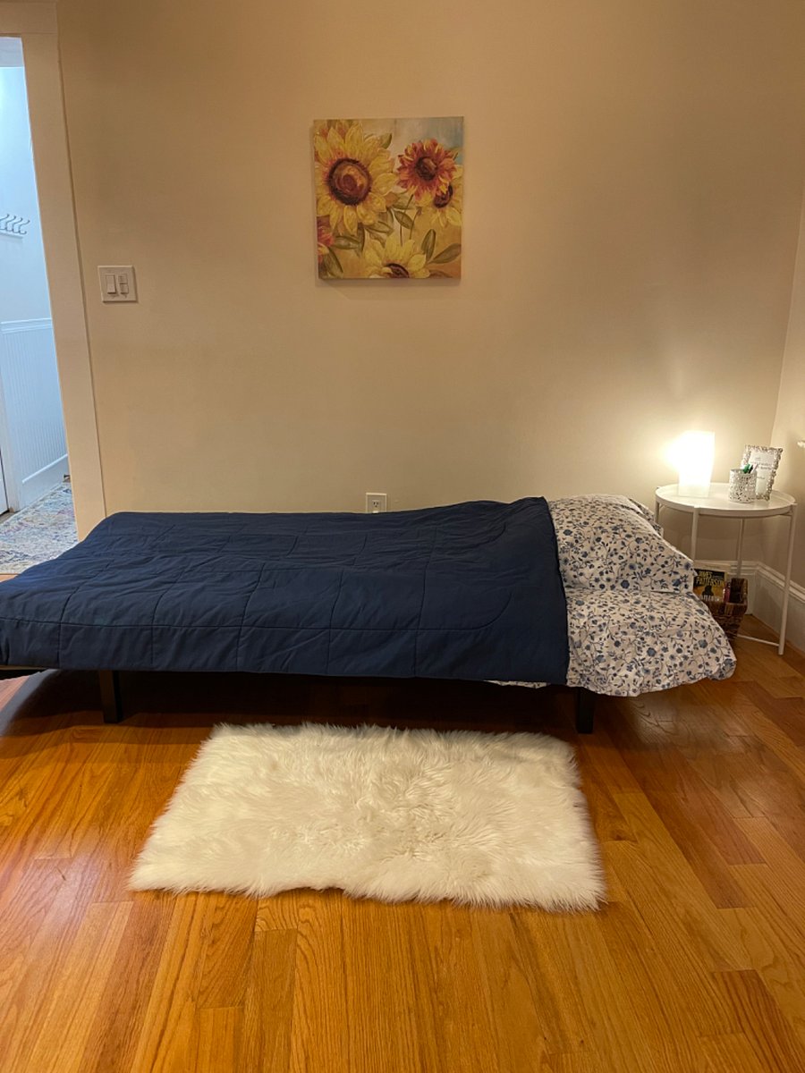Loveseat opens to be a FULL size bed