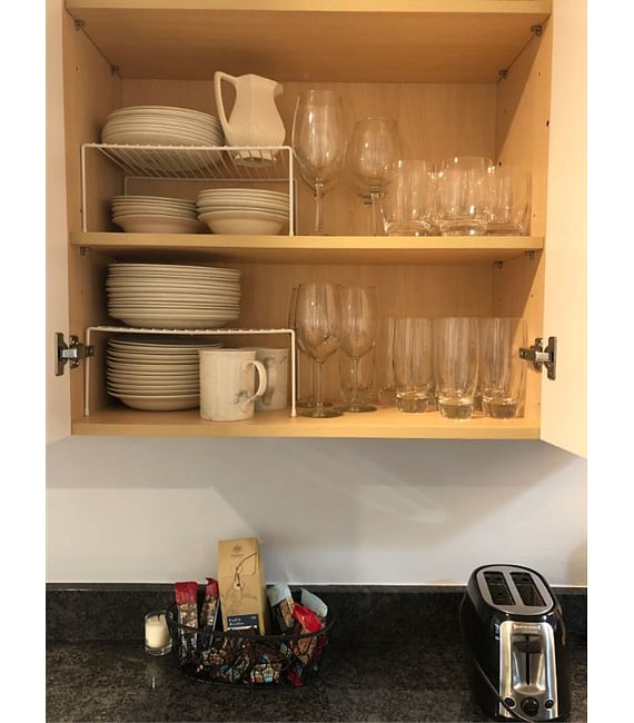 Fully stocked kitchen