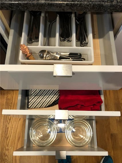 Fully stocked kitchen