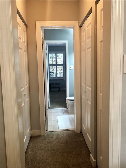 Plenty of closet and storage space