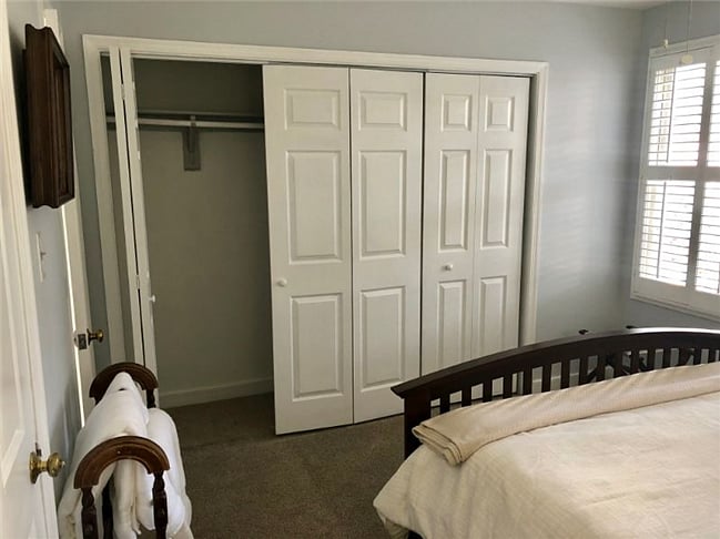Plenty of closet and storage space in Bedroom #1