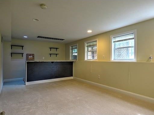 Although bar is in area, if requested can make room in this additional living area for renter has a large closet, washer and dryer downstairs as well as own bathroom and shower.