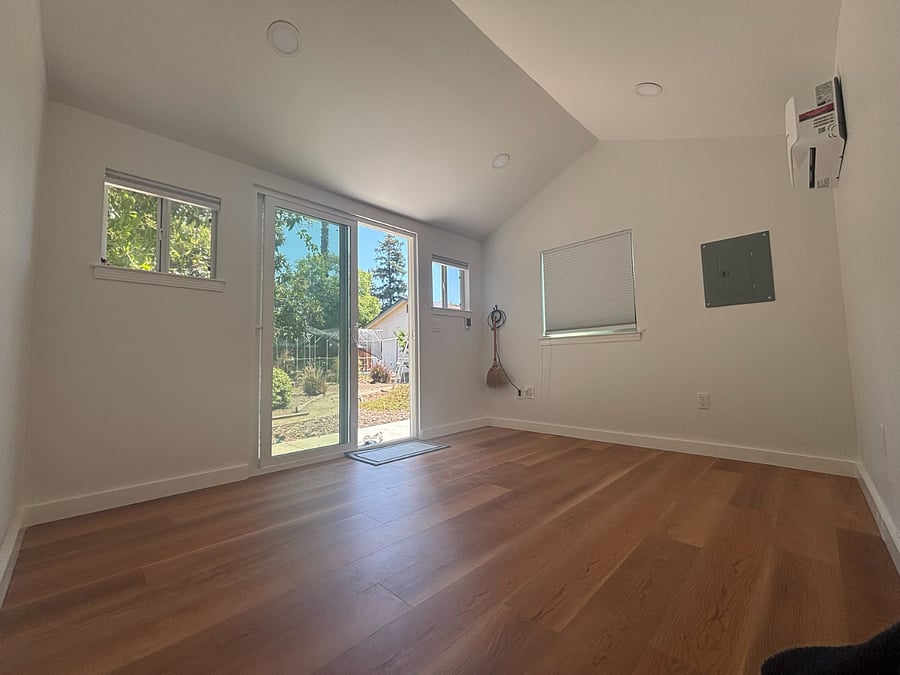 Before it was furnished 