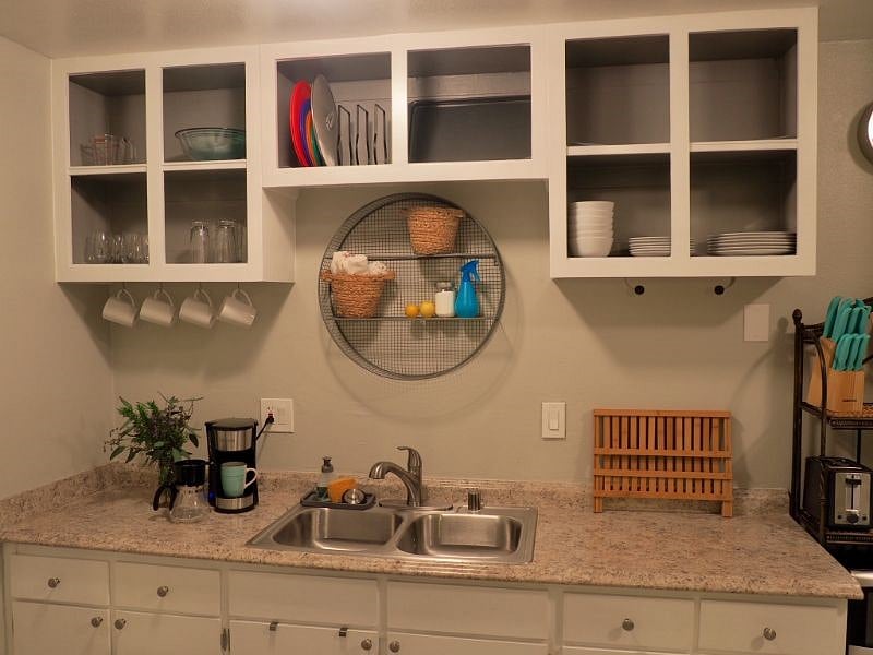 Newly remodled kitchen with open concept. Plenty of storage. 