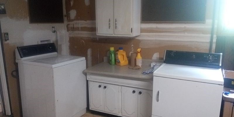 Private laundry, washer and dryer