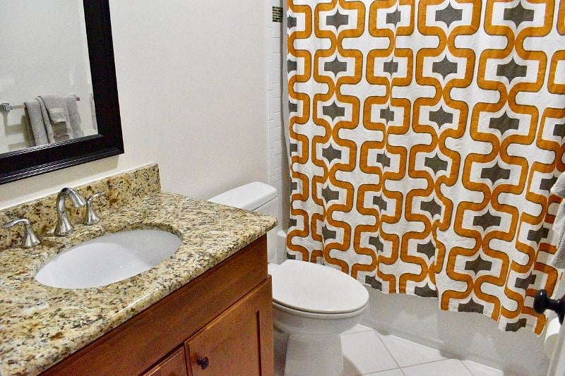 Basement private bathroom