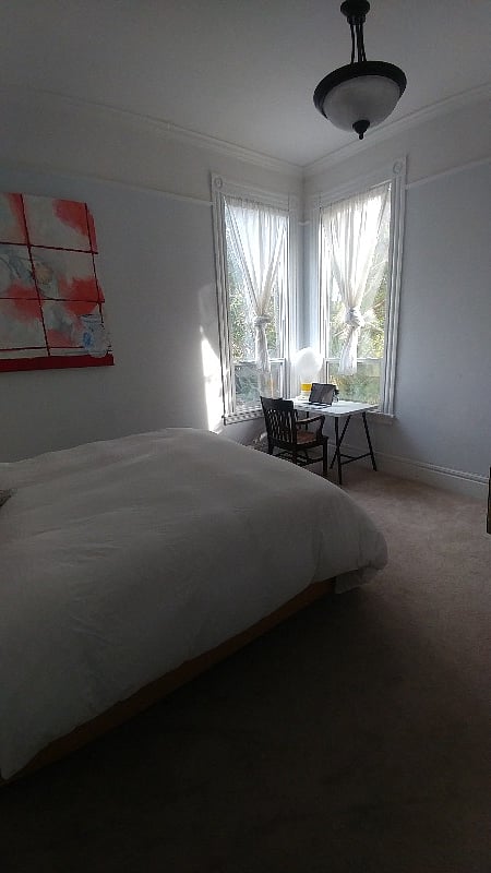 Bedroom view from doorway.