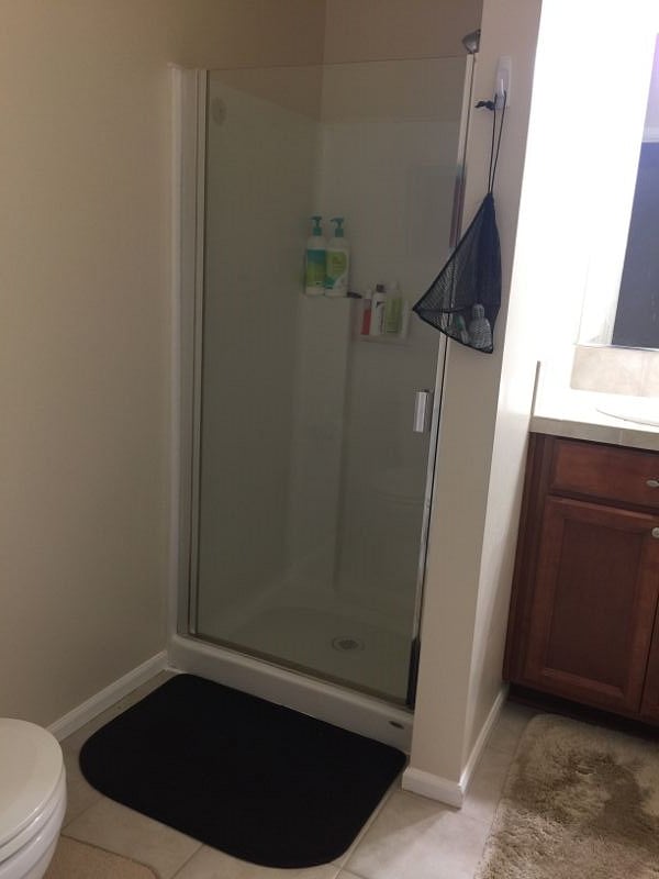 Third bedroom bath ground level private bath