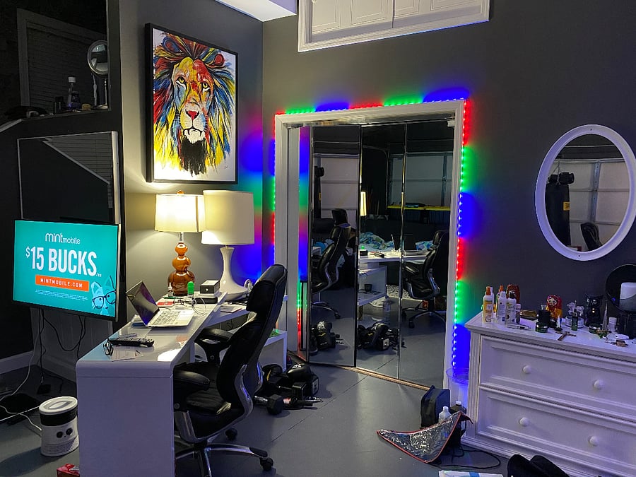 This fully furnished room is for $1,250.