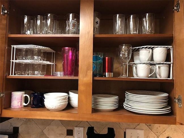 Fully stocked kitchen