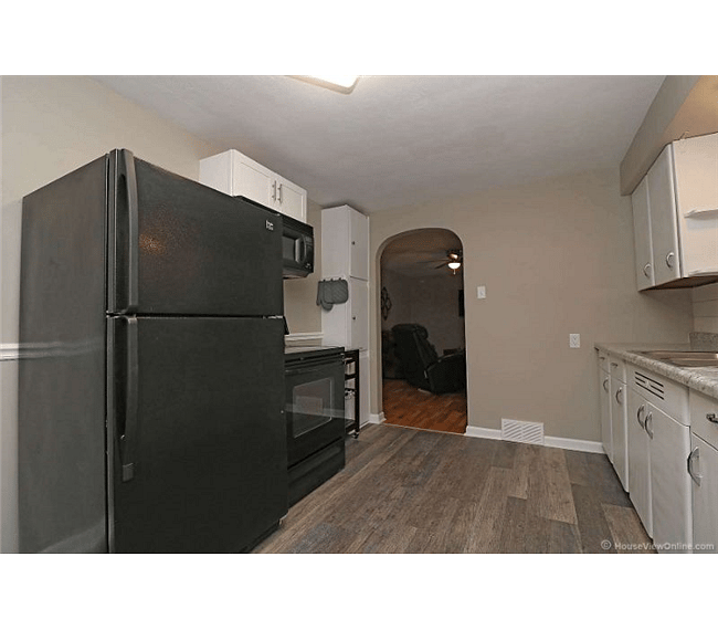 Full size fridge and stove