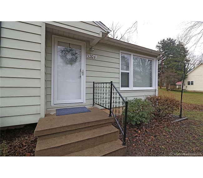Front door with keyless entry
