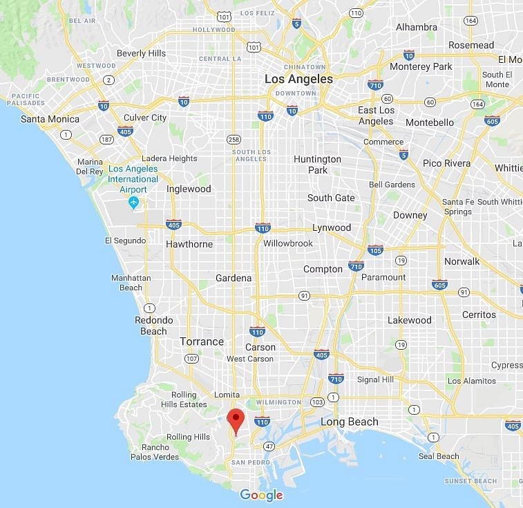 Located in peaceful northwest San Pedro, adjacent to Rancho Palos Verdes. Easy access to major freeways
