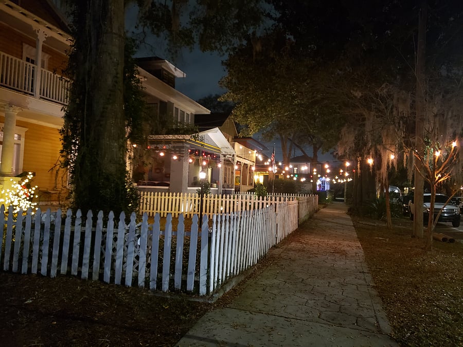 Street at night