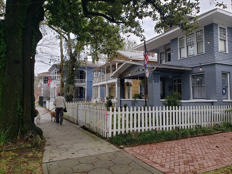 Daytime street view