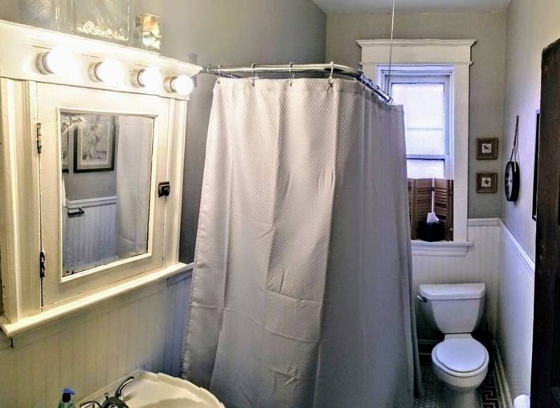 The original claw-foot tub.