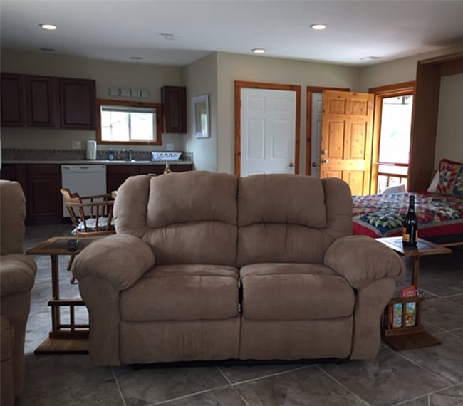 Living room with 4 recliners