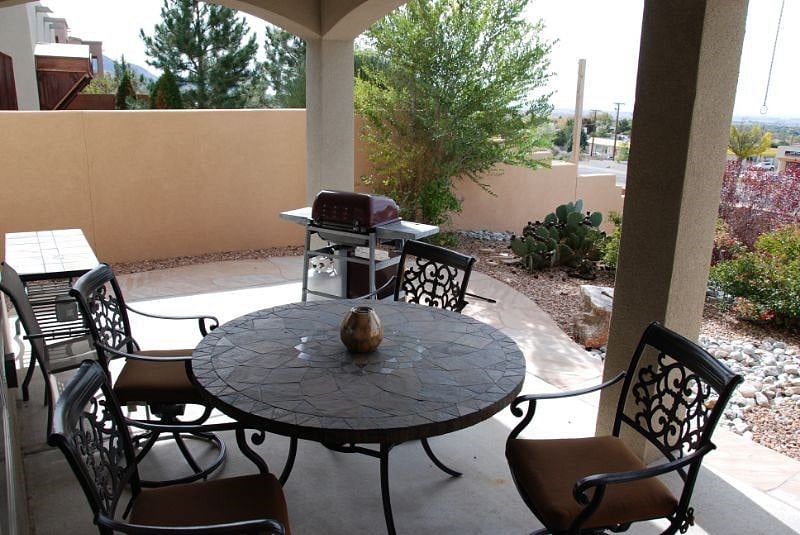 Covered patio