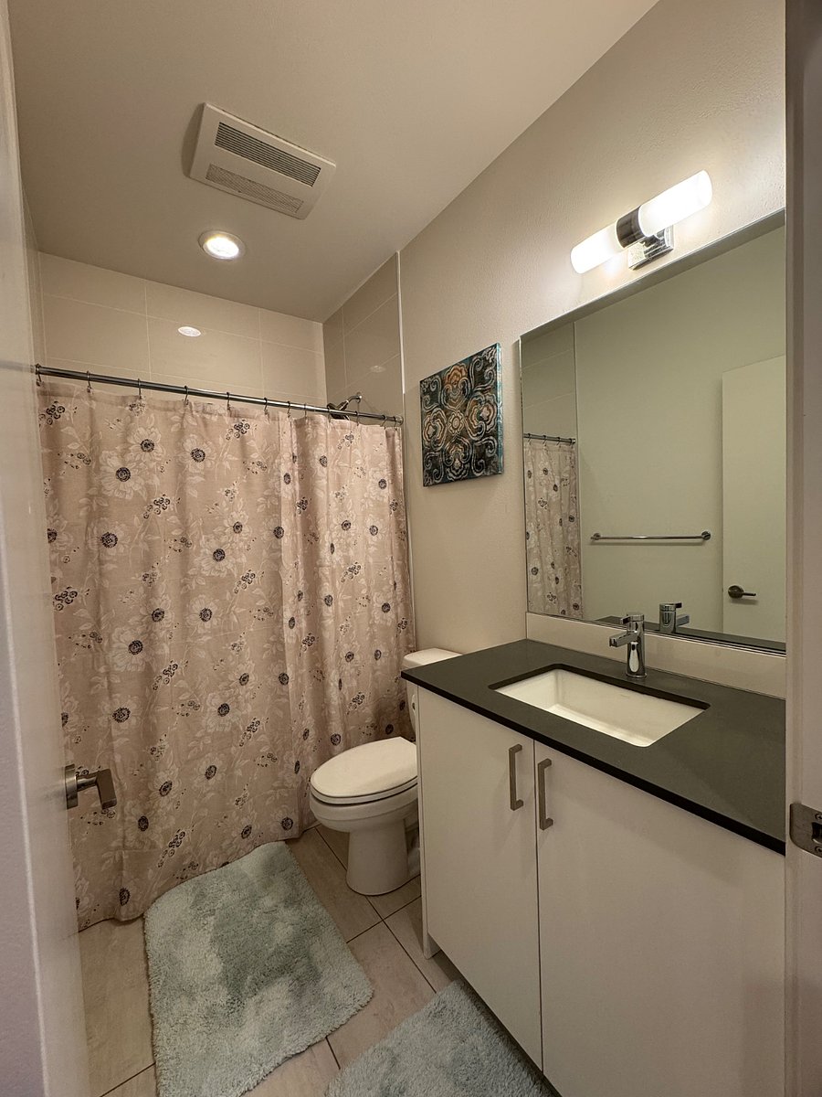 Private bath adjacent to Room #1 (first floor)