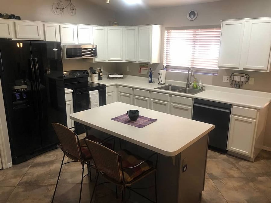 kitchen with electric stove