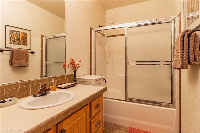 Here is your private bathroom