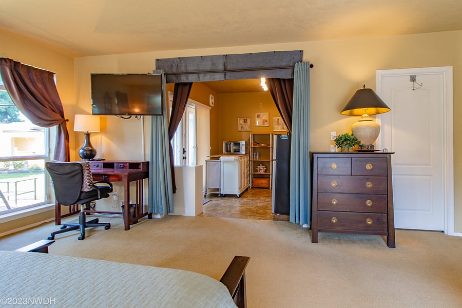 View into kitchenette