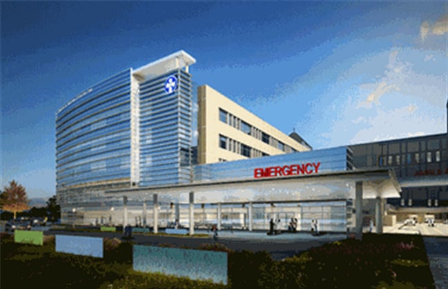 Dallas Methodist Hospital - 1 block away