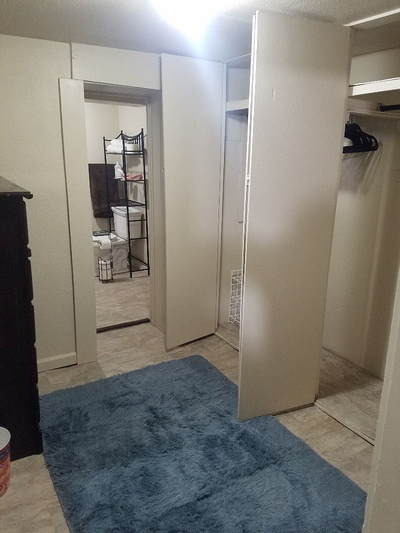 Dowstairs large closets for extra clothes