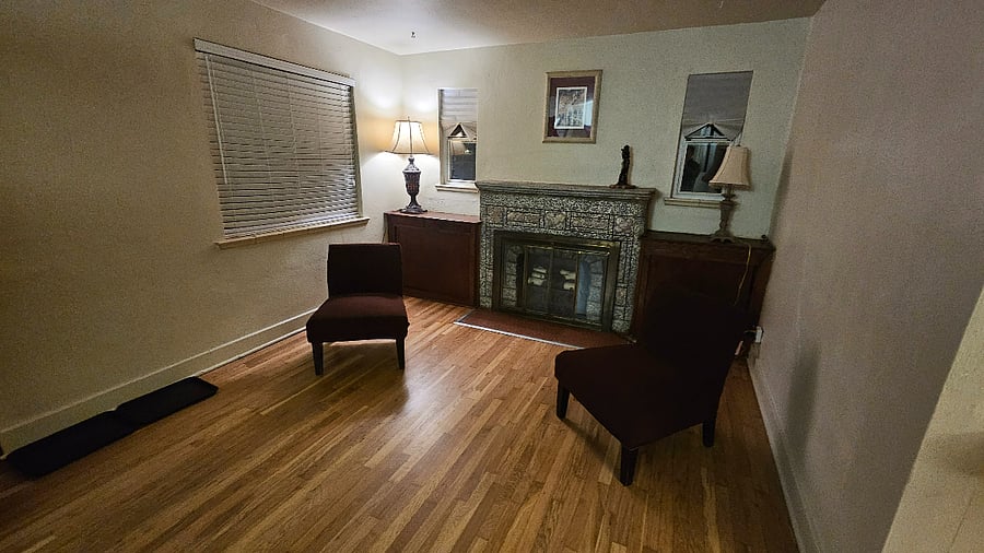 South side of living room