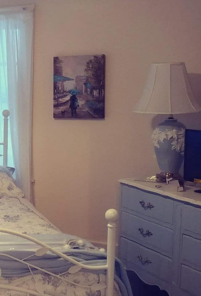 Master Blue and white elegance room.