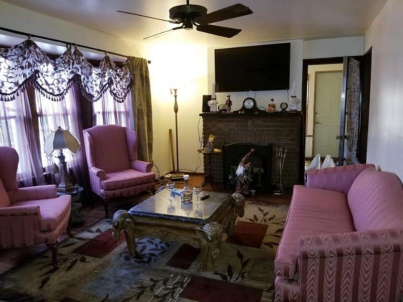 Living room view.