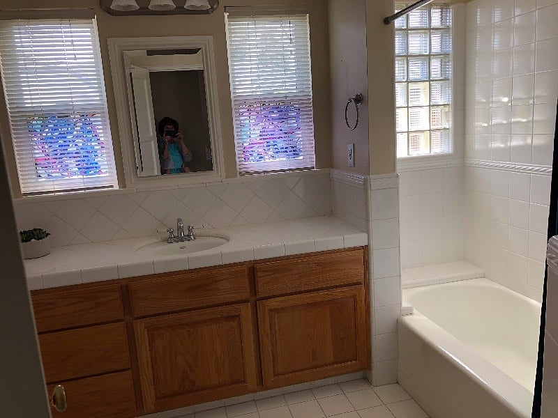 Bathroom 1 with tub & shower