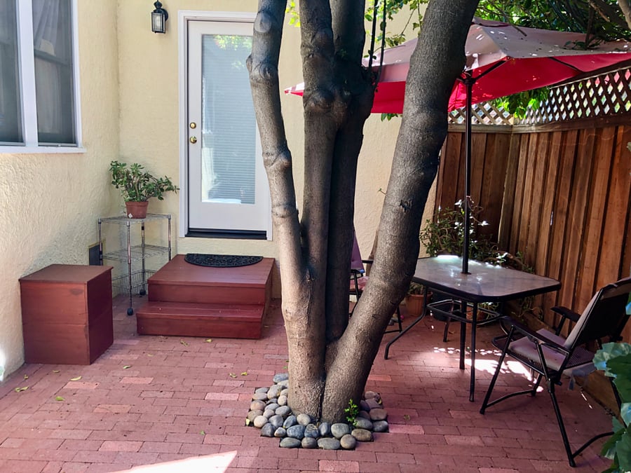 Relax in your private patio.