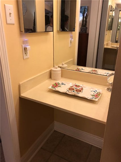 Vanity Area in Downstairs Bedroom