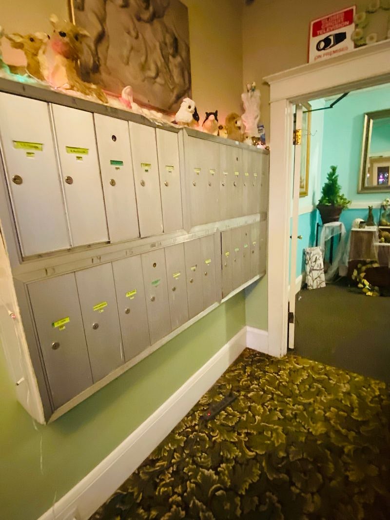 Locked separate Mail Boxes with keysTweo 