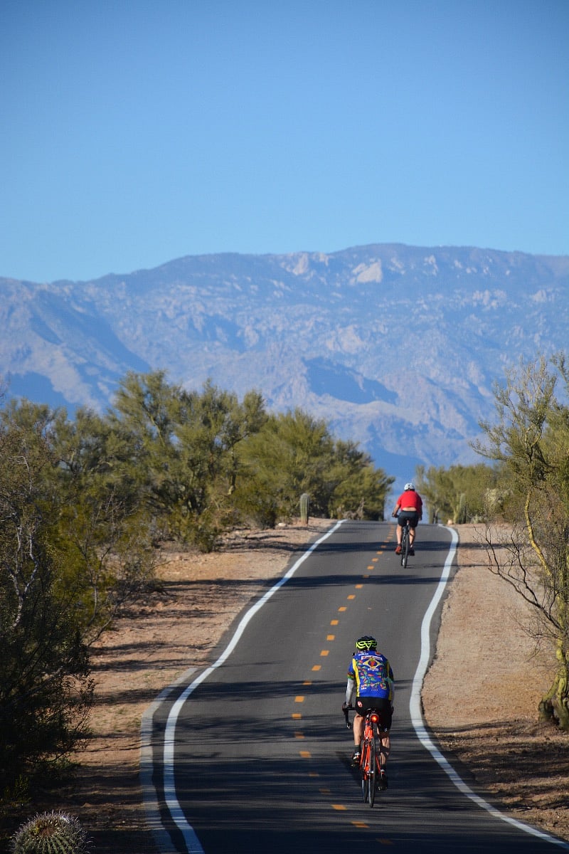 Bicyclists love Tucson