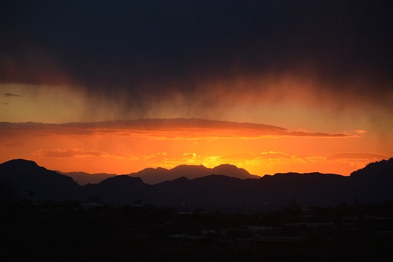 Glorious sunsets